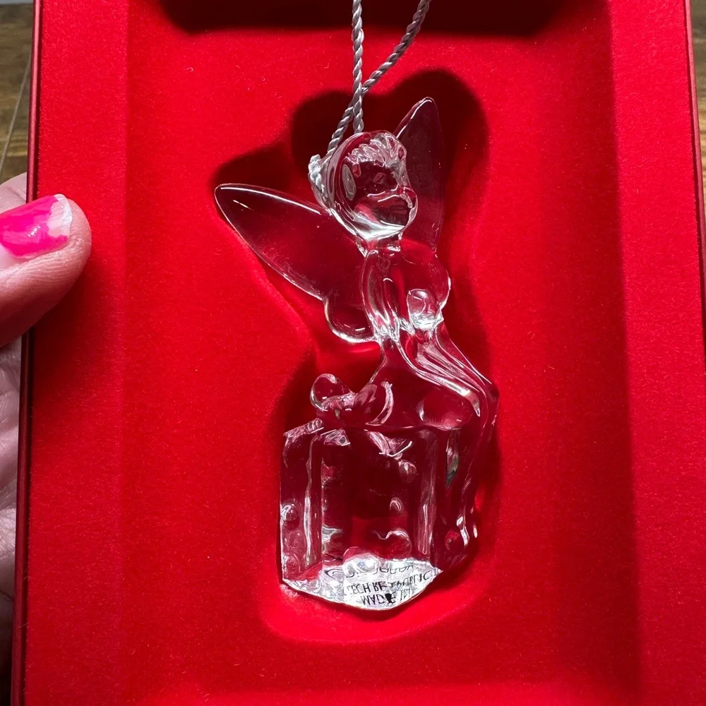 Lenox Disney Showcase A Gift From Tinkerbell Crystal Ornament 775784‎ Boxed